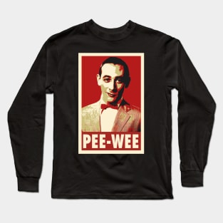 Pee-wee Herman Pop Art Style Long Sleeve T-Shirt